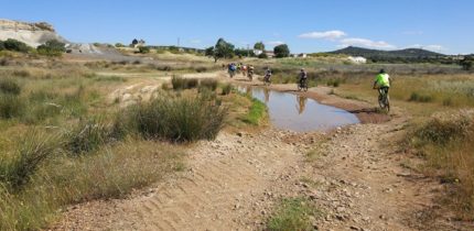 El Club Cicloturista Caminos y Cañadas inicia los trabajos para abrir la Vía Verde Minas de San Quintín